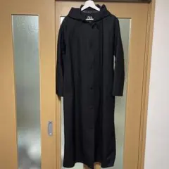 ZARAザラフード付きロングコート