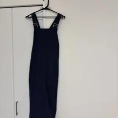 美品　サロペット デニム風