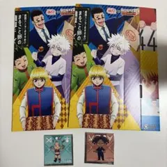 ハンターハンター 銀だこ コラボ シール メンチ カナリア スリーブ 4セット