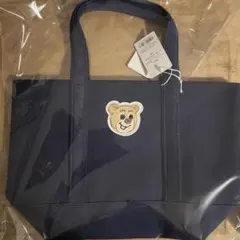 【新品】FEILER オールドテディワッペントートバッグ ネイビー　フェイラー