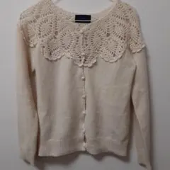 CONQUEST クリーム色 カーディガン