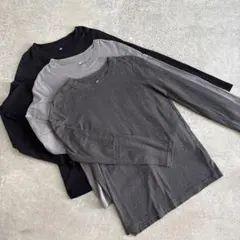 H&M 長袖カットソー 3色セット　150サイズ相当