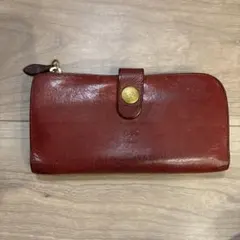 IL BISONTE イルビゾンテ L字ファスナー フラップボタン長財布