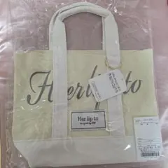 Herlipto mini tote トートバッグ 白 ルミネ タグ付 未使用 - メルカリ