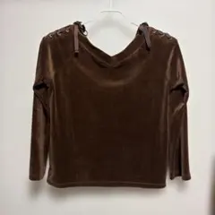 セシルマクビー　長袖トップス　Ｍサイズ　ブラウン