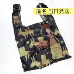 新品　非売品　KALDI エコバッグ Helpers ブラック　ノベルティのサムネイル