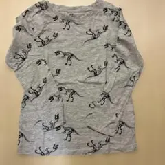 H&M 恐竜柄 長袖カットソー （US 6X/7 ）120サイズ