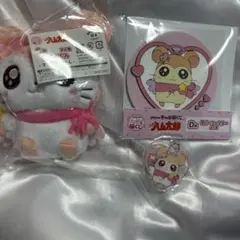 キャラ福くじ　ハム太郎　マフラーちゃん　3点