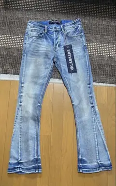 VALABASAS フレアデニムパンツ ライトブルー 30 値下げ可能！ - メルカリ