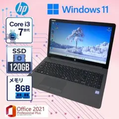 584 HP ノートPC Core i3 Windows11 office - メルカリ