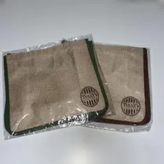 ▪️タリーズ▪️オリジナル麻風ミニトートバック2個セット