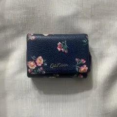 Cath Kidston 三つ折り財布 ネイビー 花柄のサムネイル