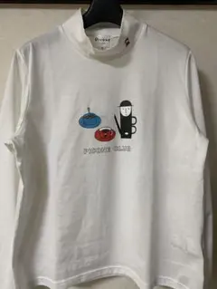 PIGONE CLUB ハイネックカットソー　ゴルフシャツ　白色　LL