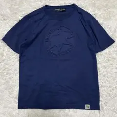ハンティングワールド　ロゴ　Tシャツ　ネイビー　XLのサムネイル