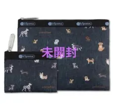 BAILA バイラ 4月号 付録 LeSportsac ワンコ柄ポーチセット