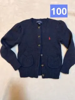 Ralph Lauren ネイビー カーディガン 3/3T
