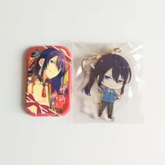 あんさんぶるスターズ「神崎 颯馬」一番カフェ 缶バッジ ぺんてる アクキー