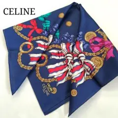 美品 CELINE セリーヌ スカーフ3点セット シルク 大判 馬車ヴィンテージ CELINE セリーヌ ヴィンテージ シルク スカーフ 馬と装飾 - メルカリ