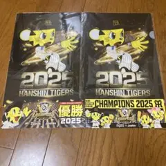 阪神タイガース　ファイル2枚＆優勝ステッカー2種