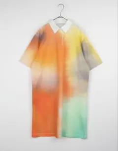 【値下可能】MAISON KITSUNÉ メゾンキツネ水彩 グラデーション ポロのサムネイル