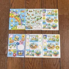 けろけろけろっぴ シール ステッカー 3枚セット サンリオ 昭和レトロ風