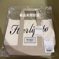 値下げ不可×】Her lip to HLT Mini Tote ivory 白 - メルカリ
