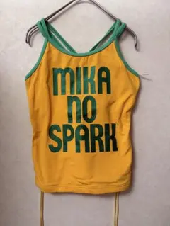 #3458 MIKA LANCE タンクトップ Mフリーサイズ イエロ