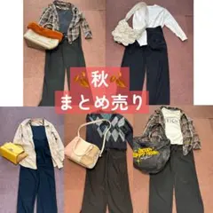 ！！まとめ売り！！レディース　秋服　1週間コーデ　カジュアル　お得セット