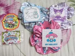 サンリオ　サテンシュシュ＆シールセット