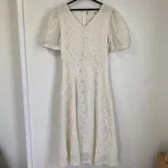 刺繍ワンピース レース