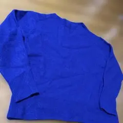 No.39 Human Woman 毛100% ブルーニット　未使用品