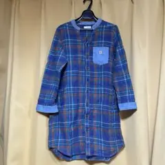 ★チチカカ★  レディース　チェック　チュニック　ネルシャツ　ワンピース