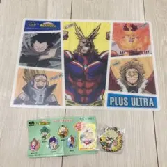 僕のヒーローアカデミア くら寿司 ヒロアカ 爆豪&下敷き(入手困難)