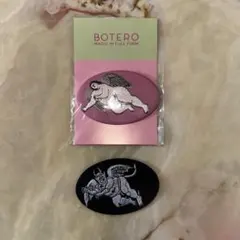 BOTERO 刺繍ブローチ 天使と悪魔