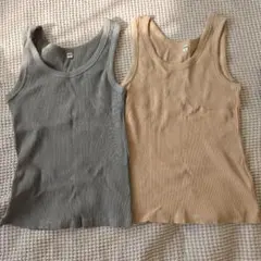 ユニクロ タンクトップ 2枚セット