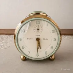 Junghans社 青い陶器の置時計 ドイツ 70s ミッドセンチュリー - メルカリ