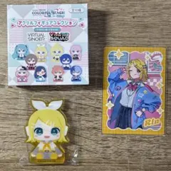 プロセカ 鏡音リン アクリルフィギュア メロパレ トレカ セット