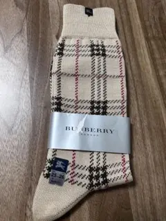 BURBERRY チェック柄ソックス 25-26cm