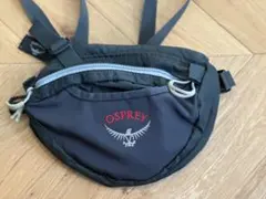 OSPREY ブラックボディバッグ grab bag