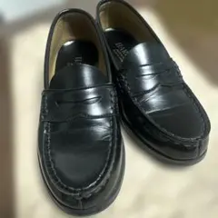 HARUTA 黒 ローファー 22.5 （箱無し）