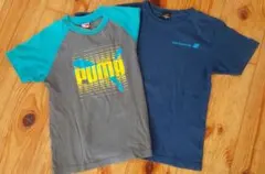 PUMA・new balance140㎝Tシャツ