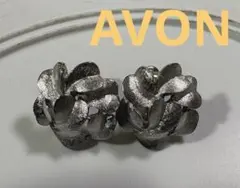 エイボン　フラワー　リーフ　ハート　イヤリング　ヴィンテージ　美品