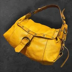00s【archive】 Y2K leather shoulder bag