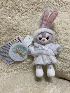 ステラルー ぬいぐるみバッジ ホワイトウィンタータイムワンダーズ