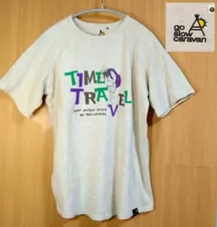 go slow carava✨タイムトラベル グレー 半袖Tシャツのサムネイル