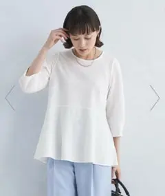 サッカーペプラム プルオーバーカットソー　greenlabel relaxing