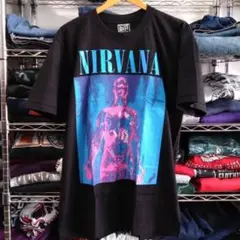 ニルヴァーナ 両面プリント バンドＴシャツ XL