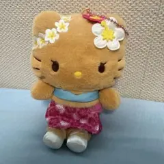 2011年 ハローキティ 日焼け ぬいぐるみ マスコット レトロ 当時物
