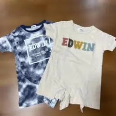 EDWIN ベビー ロンパース 2枚セット　80cwのサムネイル