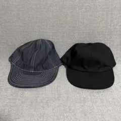 UNNAMED HEADWEAR キャップ 2点セット デニム ブラックのサムネイル